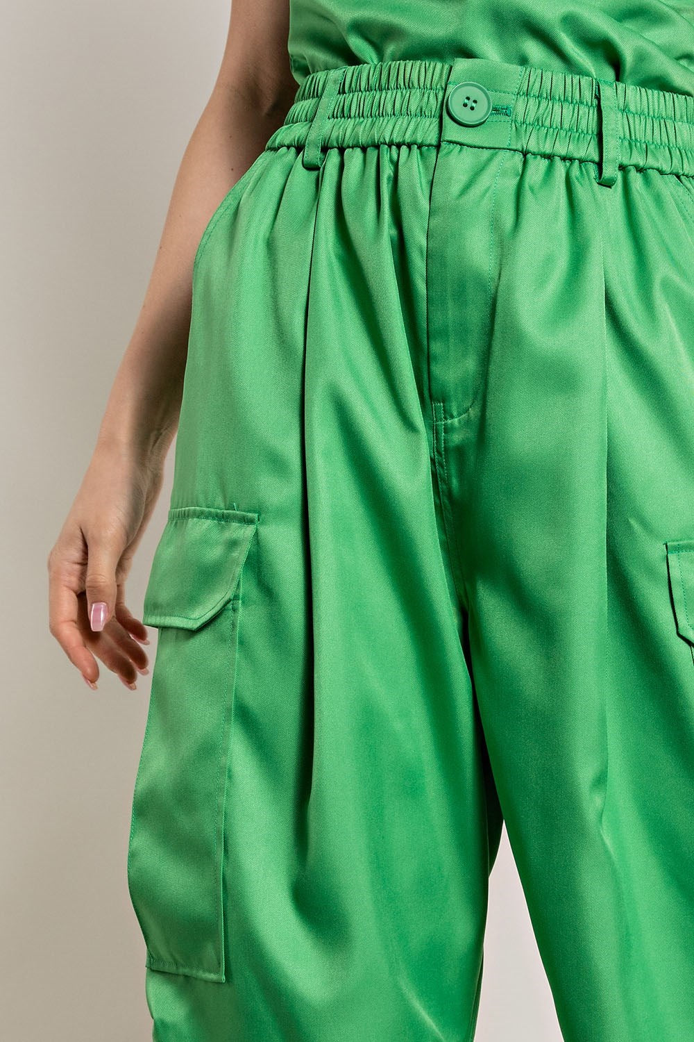 Kelly Green Cargo Pants – Florissante Boutique