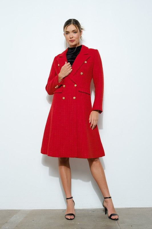 open lace back dress Amazon.com: PENER Women's Double-Breasted Red Charming Warm Thick Long Wool  Trench Coat Jacket (RED-1, 2) : Clothing, Shoes & Jewelry main image 1